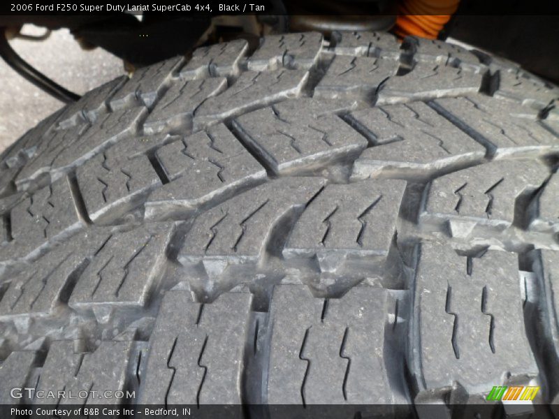 Black / Tan 2006 Ford F250 Super Duty Lariat SuperCab 4x4