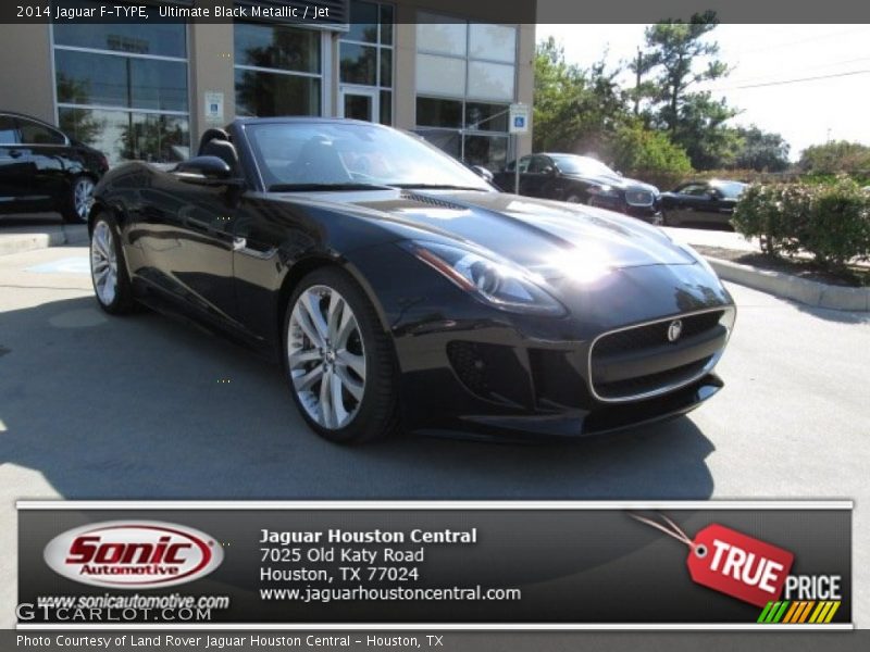 Ultimate Black Metallic / Jet 2014 Jaguar F-TYPE