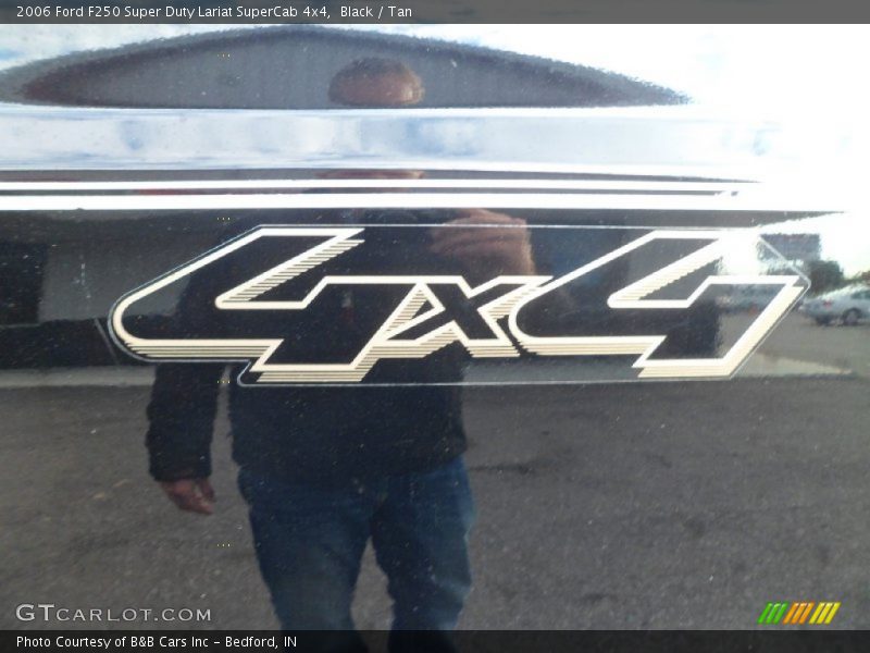 Black / Tan 2006 Ford F250 Super Duty Lariat SuperCab 4x4