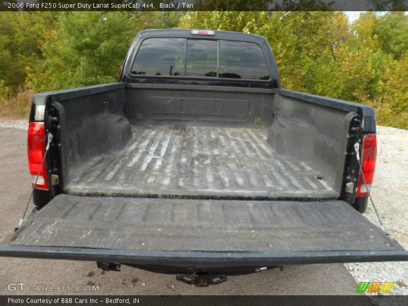 Black / Tan 2006 Ford F250 Super Duty Lariat SuperCab 4x4