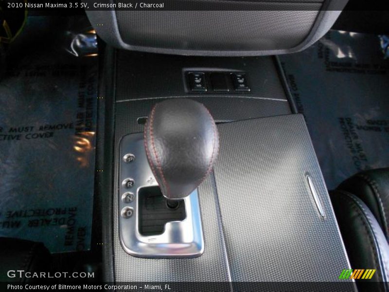 Crimson Black / Charcoal 2010 Nissan Maxima 3.5 SV