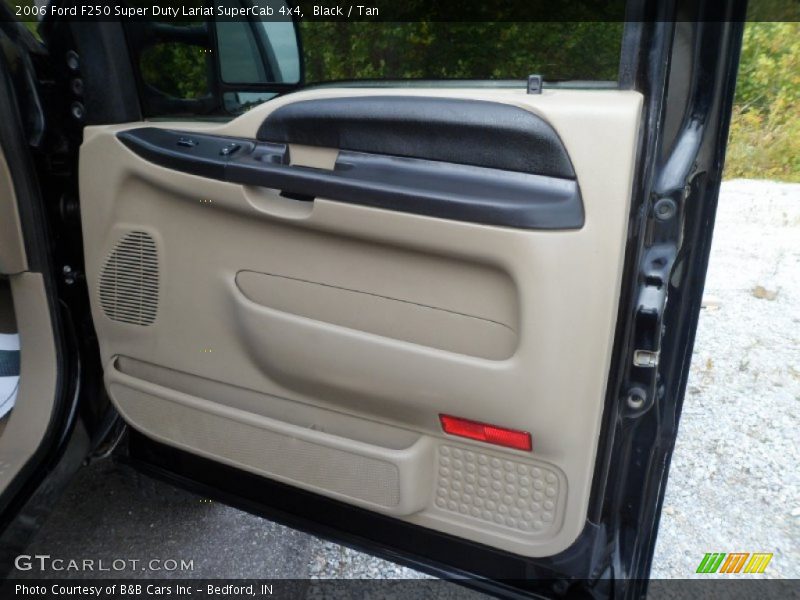 Black / Tan 2006 Ford F250 Super Duty Lariat SuperCab 4x4
