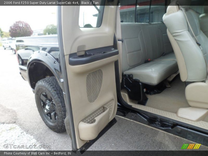 Black / Tan 2006 Ford F250 Super Duty Lariat SuperCab 4x4