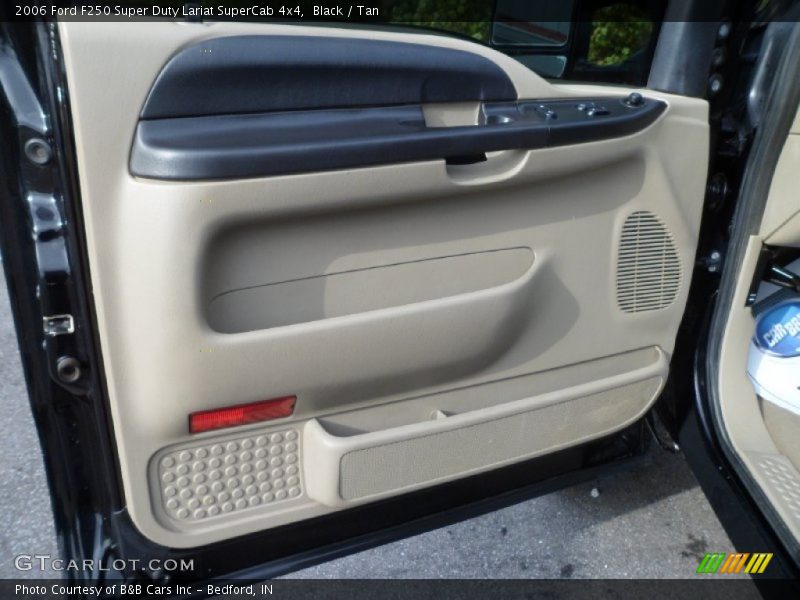 Black / Tan 2006 Ford F250 Super Duty Lariat SuperCab 4x4