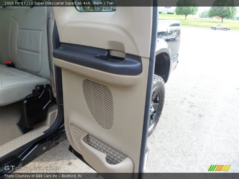 Black / Tan 2006 Ford F250 Super Duty Lariat SuperCab 4x4