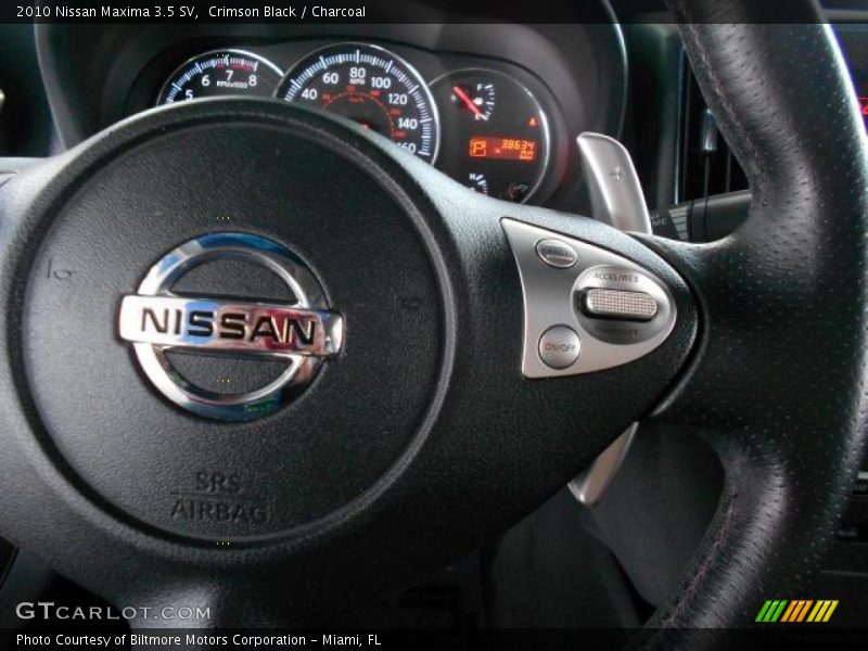 Crimson Black / Charcoal 2010 Nissan Maxima 3.5 SV