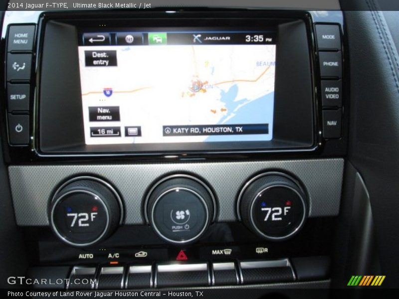 Controls of 2014 F-TYPE 