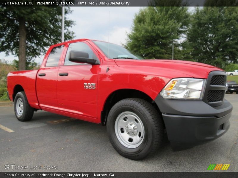 Front 3/4 View of 2014 1500 Tradesman Quad Cab