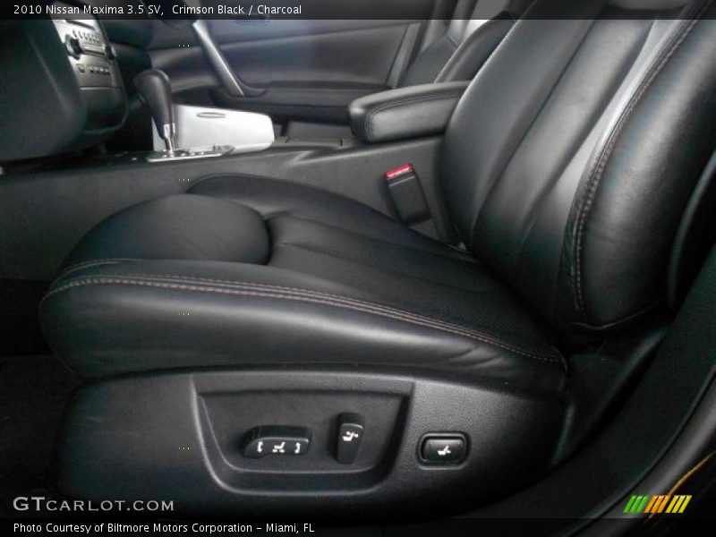 Crimson Black / Charcoal 2010 Nissan Maxima 3.5 SV