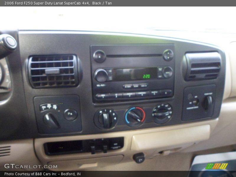 Black / Tan 2006 Ford F250 Super Duty Lariat SuperCab 4x4