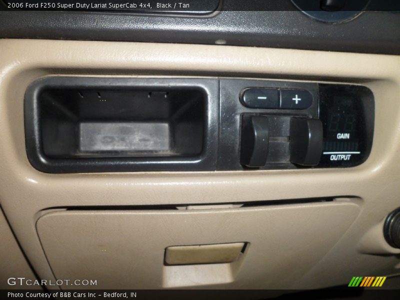 Black / Tan 2006 Ford F250 Super Duty Lariat SuperCab 4x4