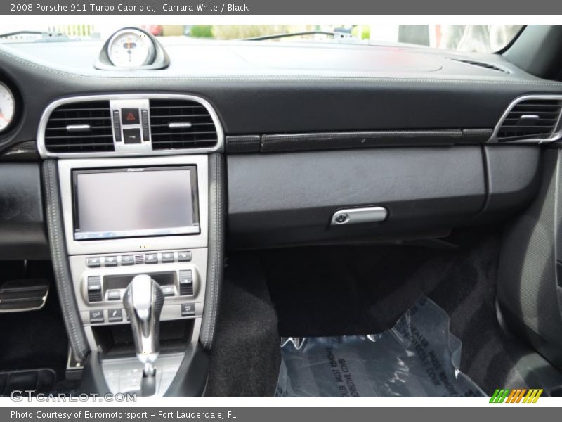 Carrara White / Black 2008 Porsche 911 Turbo Cabriolet