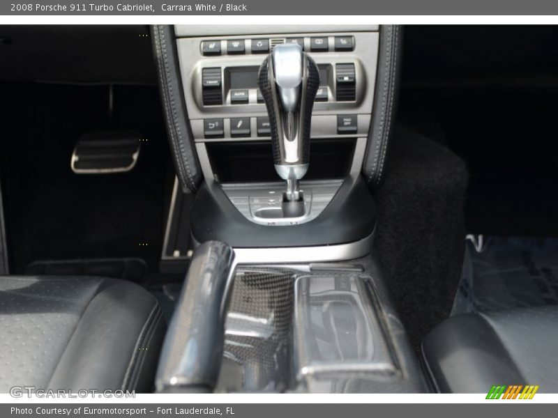 Carrara White / Black 2008 Porsche 911 Turbo Cabriolet