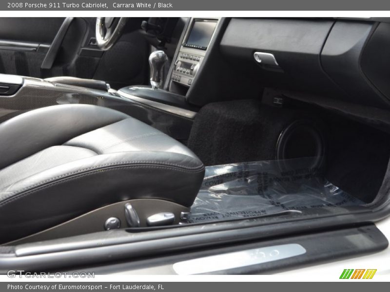 Carrara White / Black 2008 Porsche 911 Turbo Cabriolet