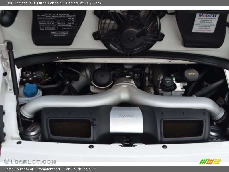Carrara White / Black 2008 Porsche 911 Turbo Cabriolet