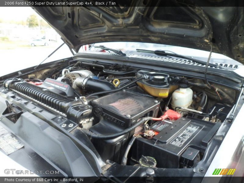Black / Tan 2006 Ford F250 Super Duty Lariat SuperCab 4x4