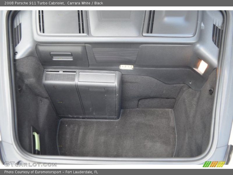 Carrara White / Black 2008 Porsche 911 Turbo Cabriolet