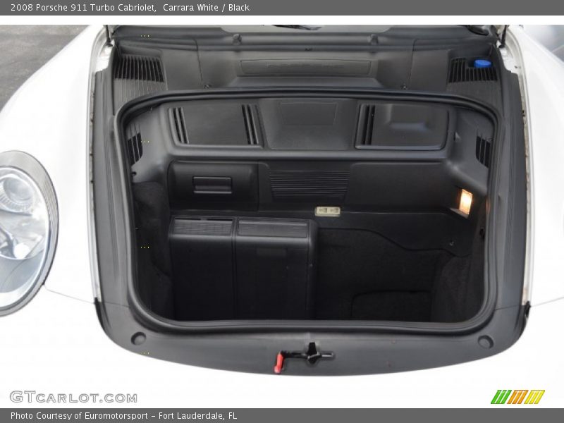 Carrara White / Black 2008 Porsche 911 Turbo Cabriolet