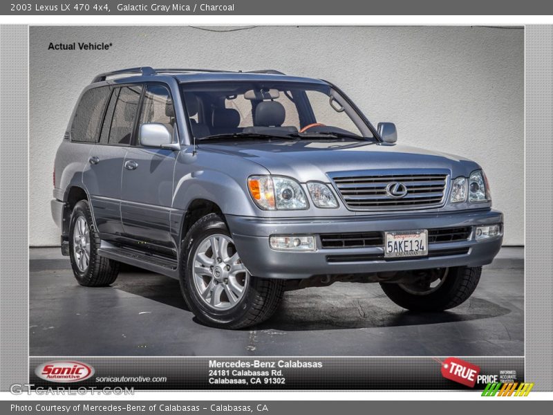 Galactic Gray Mica / Charcoal 2003 Lexus LX 470 4x4
