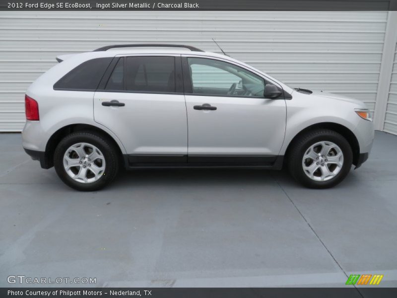 Ingot Silver Metallic / Charcoal Black 2012 Ford Edge SE EcoBoost