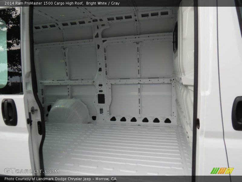 Bright White / Gray 2014 Ram ProMaster 1500 Cargo High Roof