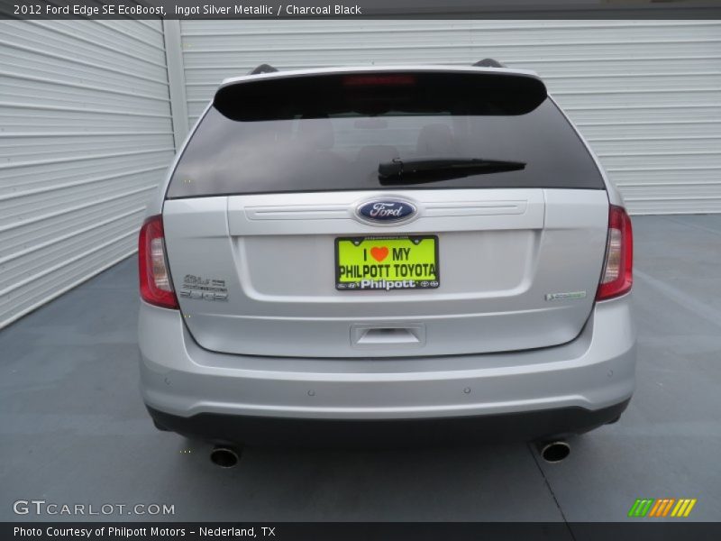 Ingot Silver Metallic / Charcoal Black 2012 Ford Edge SE EcoBoost