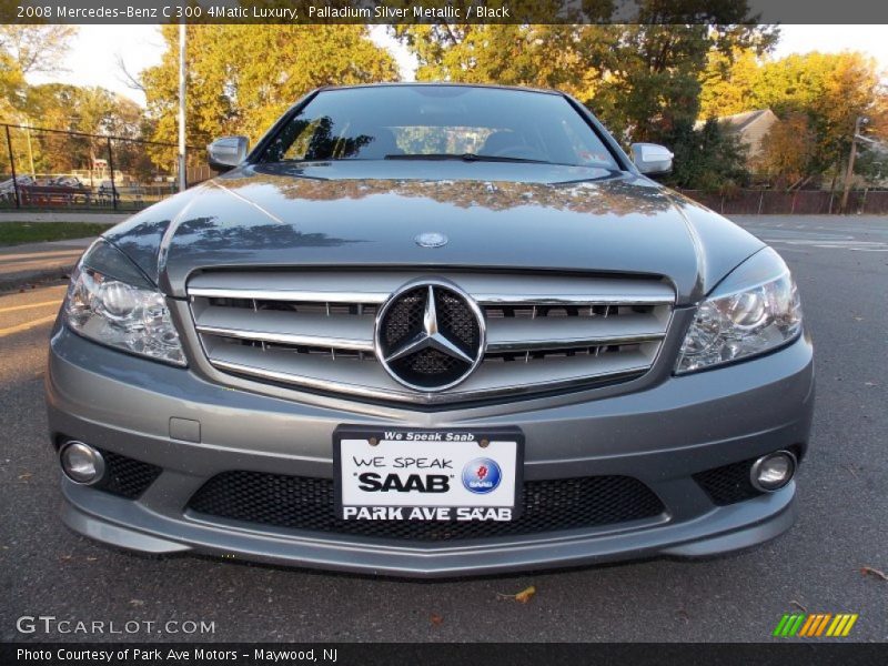 Palladium Silver Metallic / Black 2008 Mercedes-Benz C 300 4Matic Luxury