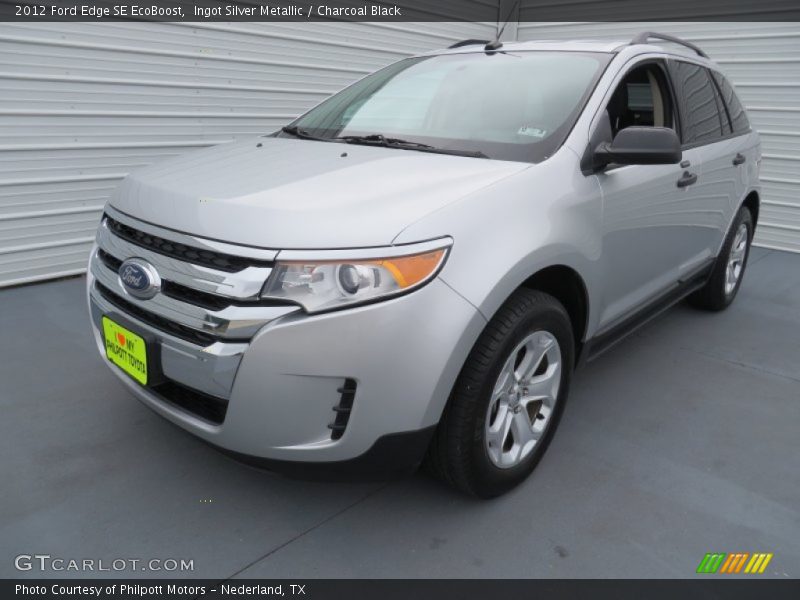 Ingot Silver Metallic / Charcoal Black 2012 Ford Edge SE EcoBoost
