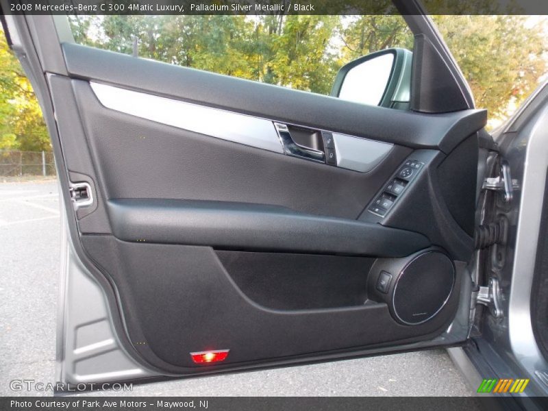 Palladium Silver Metallic / Black 2008 Mercedes-Benz C 300 4Matic Luxury
