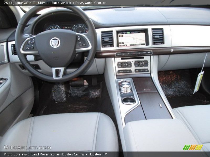 Ultimate Black Metallic / Dove/Warm Charcoal 2013 Jaguar XF I4 T