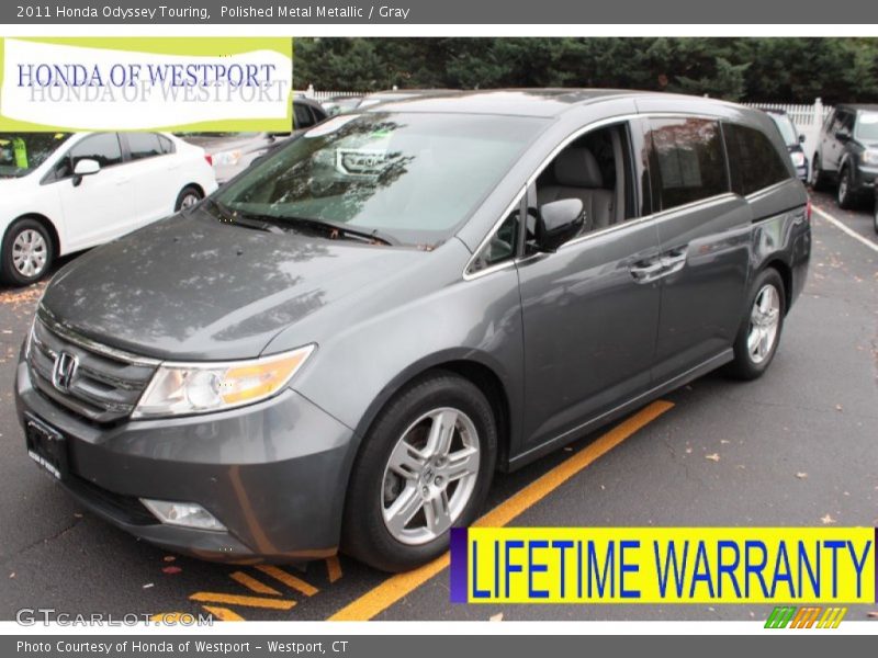 Polished Metal Metallic / Gray 2011 Honda Odyssey Touring