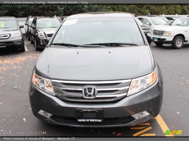 Polished Metal Metallic / Gray 2011 Honda Odyssey Touring