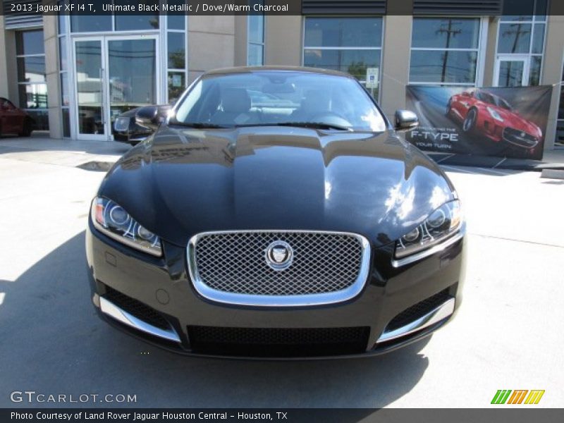 Ultimate Black Metallic / Dove/Warm Charcoal 2013 Jaguar XF I4 T