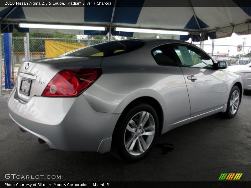 Radiant Silver / Charcoal 2010 Nissan Altima 2.5 S Coupe