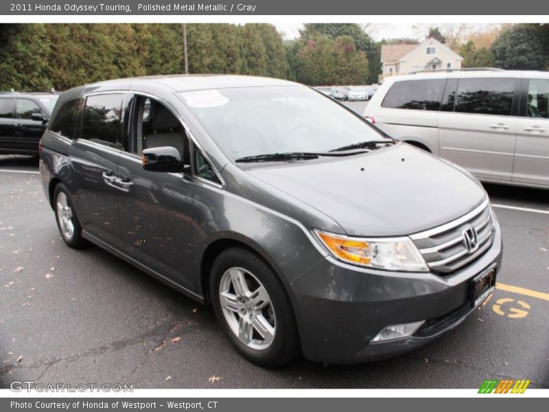 Polished Metal Metallic / Gray 2011 Honda Odyssey Touring