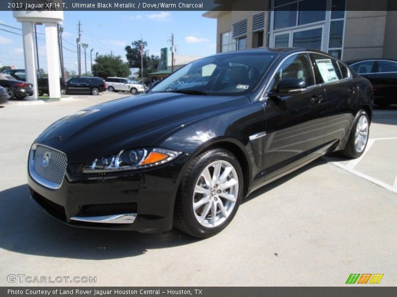 Ultimate Black Metallic / Dove/Warm Charcoal 2013 Jaguar XF I4 T