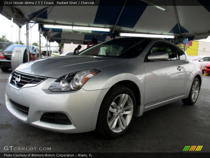 Radiant Silver / Charcoal 2010 Nissan Altima 2.5 S Coupe