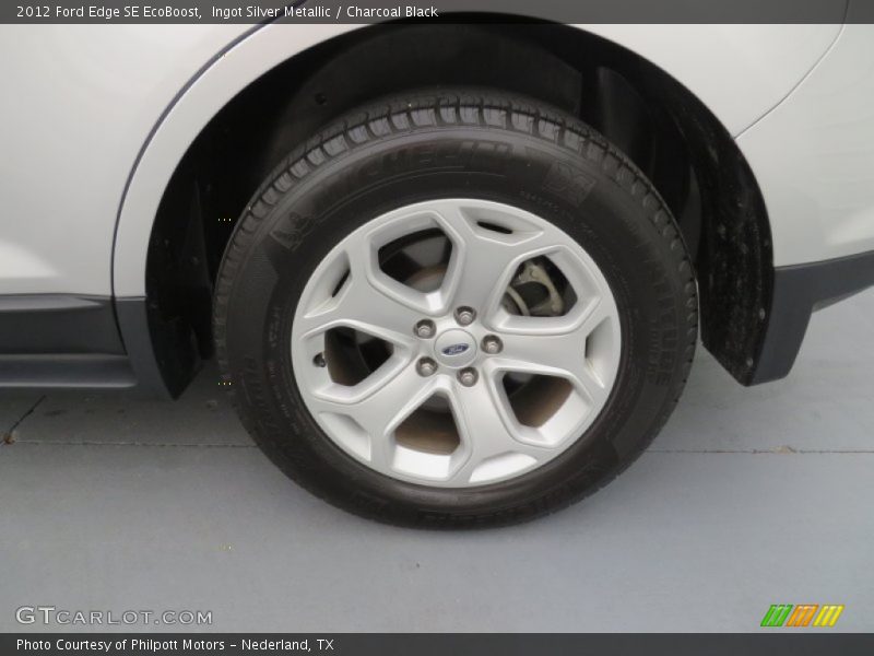 Ingot Silver Metallic / Charcoal Black 2012 Ford Edge SE EcoBoost