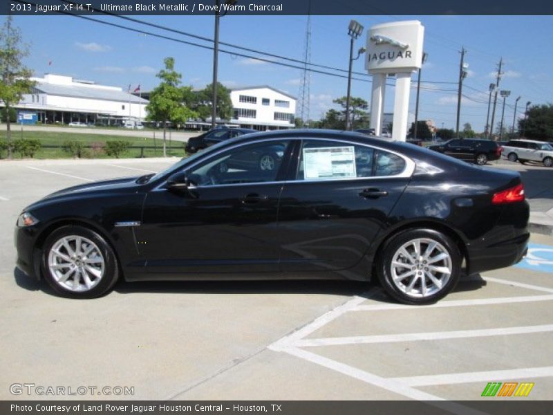 Ultimate Black Metallic / Dove/Warm Charcoal 2013 Jaguar XF I4 T