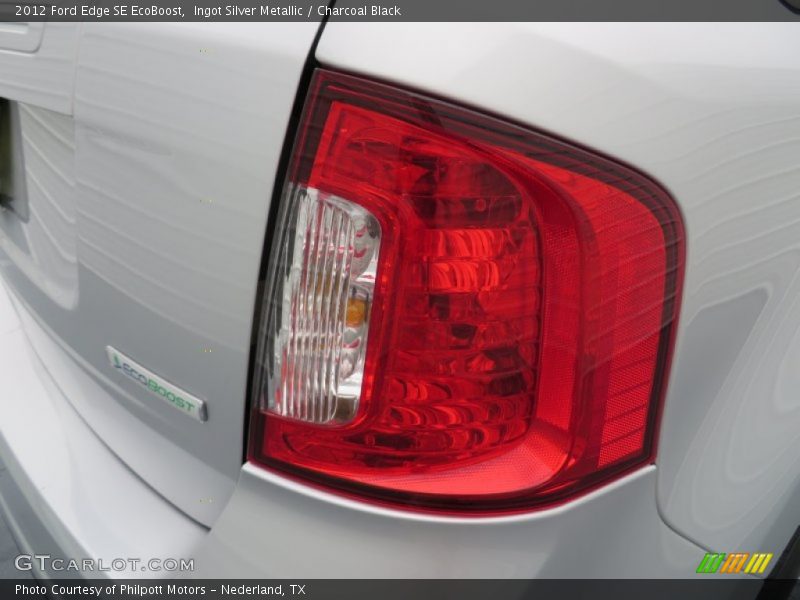 Ingot Silver Metallic / Charcoal Black 2012 Ford Edge SE EcoBoost