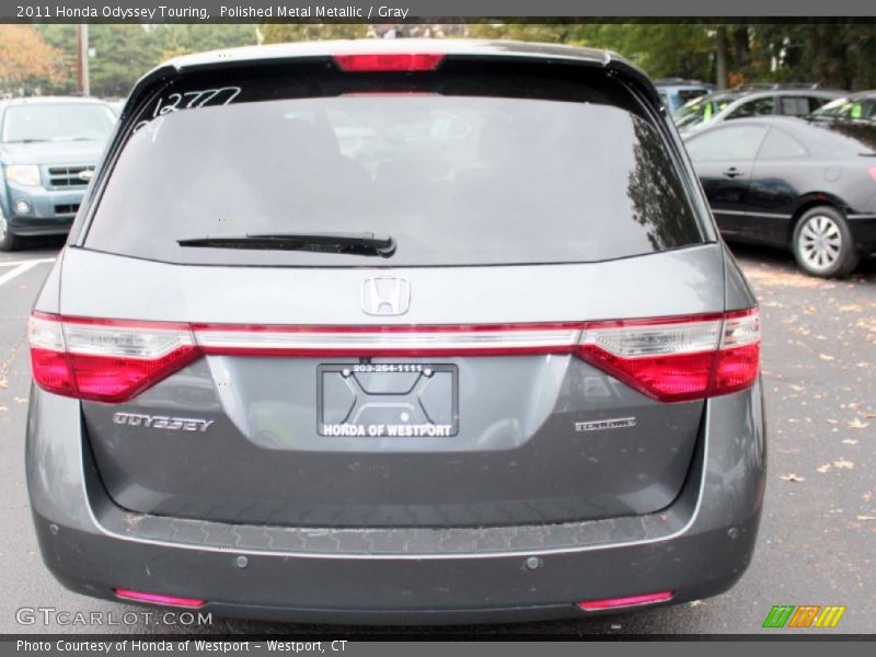 Polished Metal Metallic / Gray 2011 Honda Odyssey Touring