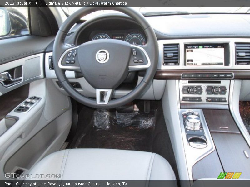 Ultimate Black Metallic / Dove/Warm Charcoal 2013 Jaguar XF I4 T