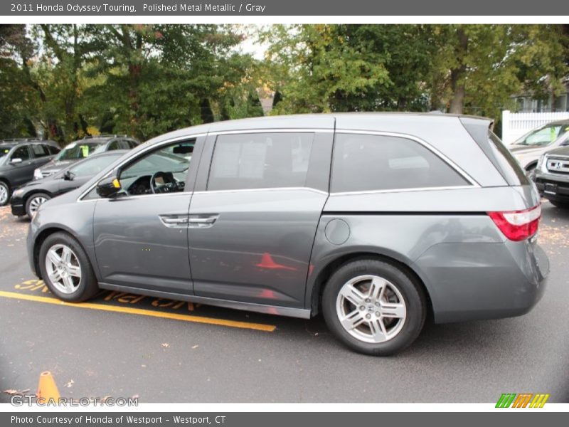 Polished Metal Metallic / Gray 2011 Honda Odyssey Touring