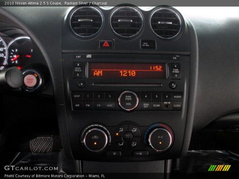 Radiant Silver / Charcoal 2010 Nissan Altima 2.5 S Coupe