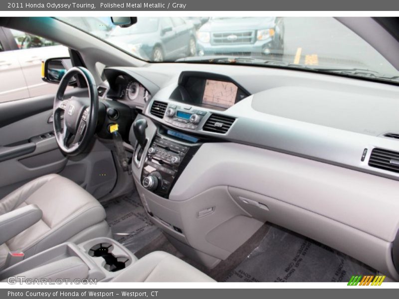 Polished Metal Metallic / Gray 2011 Honda Odyssey Touring