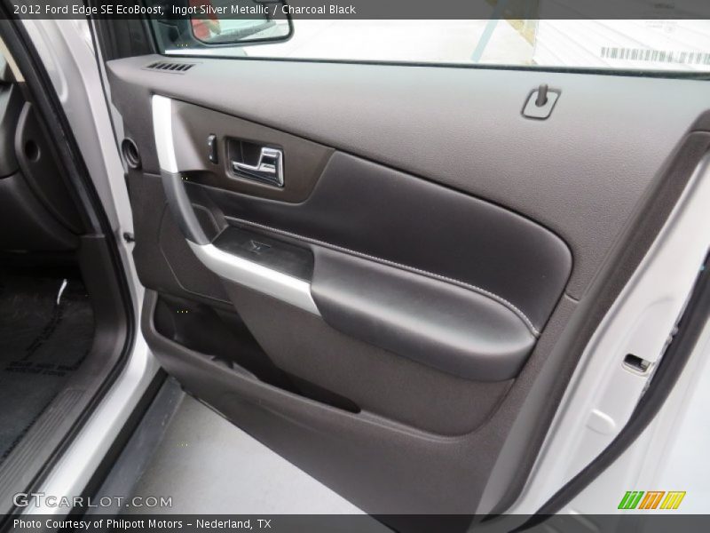 Ingot Silver Metallic / Charcoal Black 2012 Ford Edge SE EcoBoost