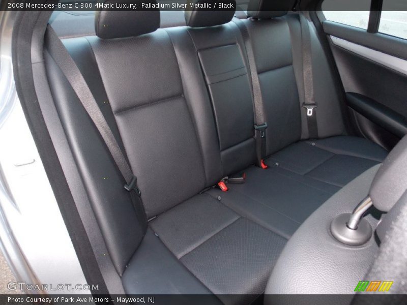 Palladium Silver Metallic / Black 2008 Mercedes-Benz C 300 4Matic Luxury