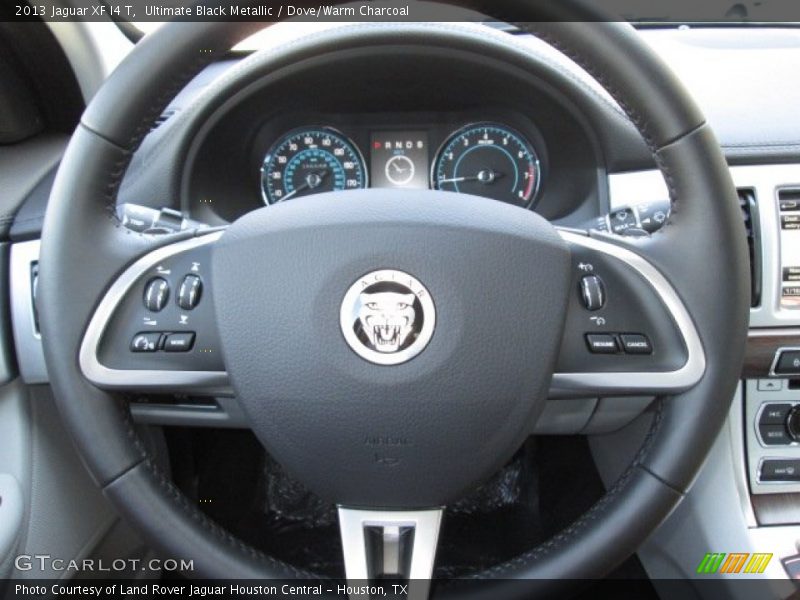 Ultimate Black Metallic / Dove/Warm Charcoal 2013 Jaguar XF I4 T