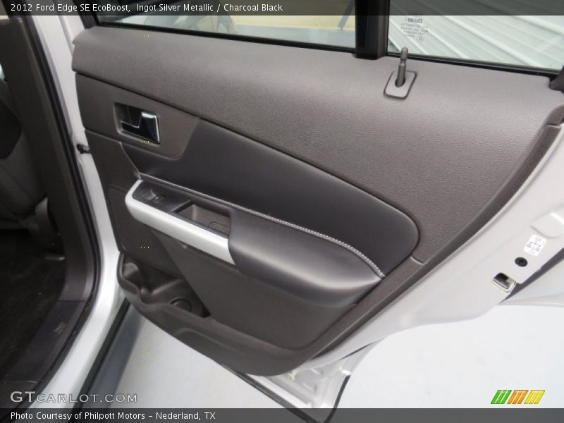 Ingot Silver Metallic / Charcoal Black 2012 Ford Edge SE EcoBoost