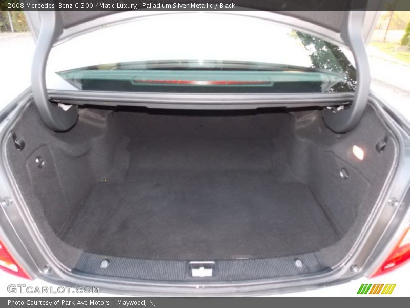 Palladium Silver Metallic / Black 2008 Mercedes-Benz C 300 4Matic Luxury